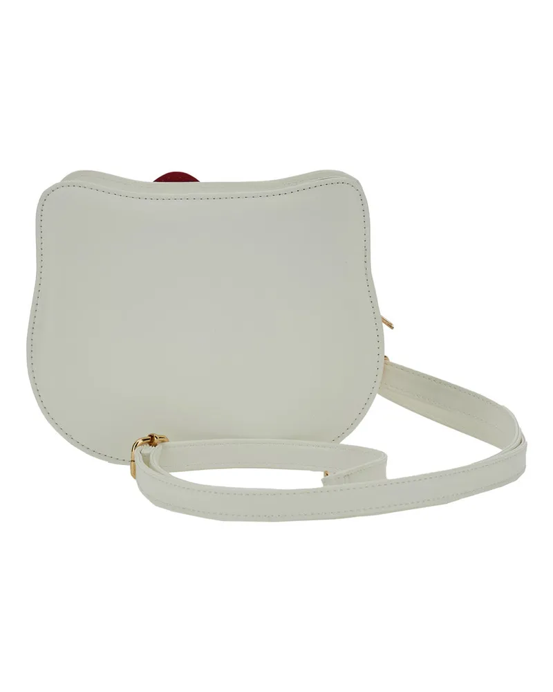 Monnalisa Girls' Crossbody Bag Hello Kitty White Polyurethane Shoulder White