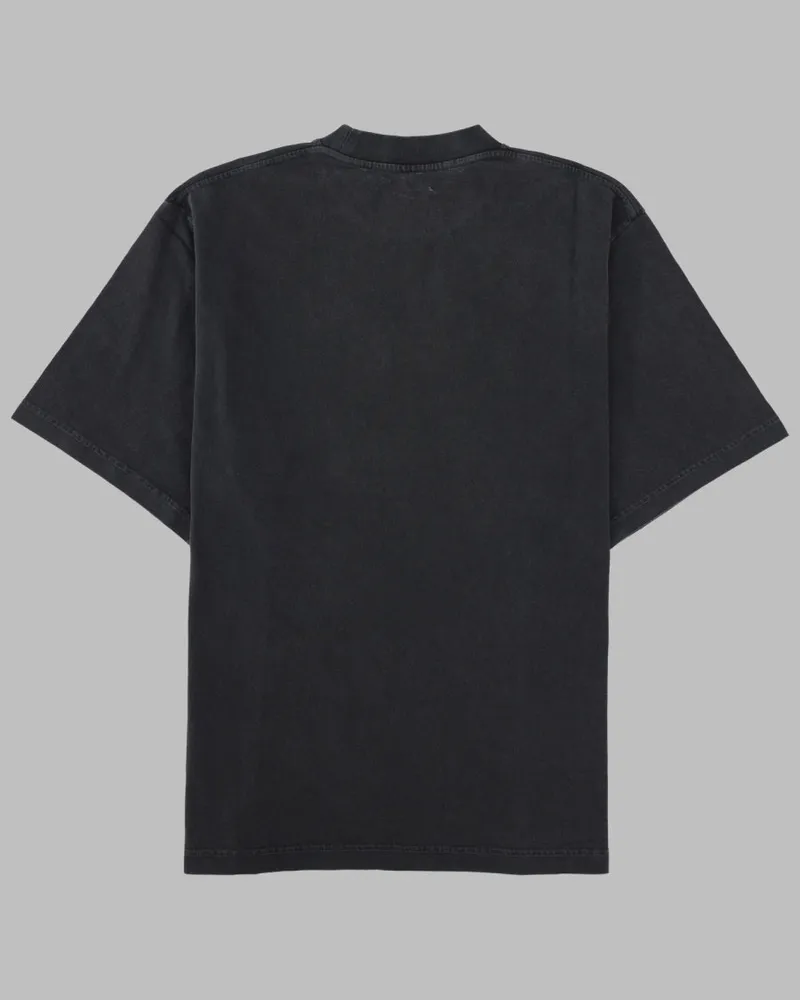 Alexander Wang Logo Cotton T-Shirt — Black Black