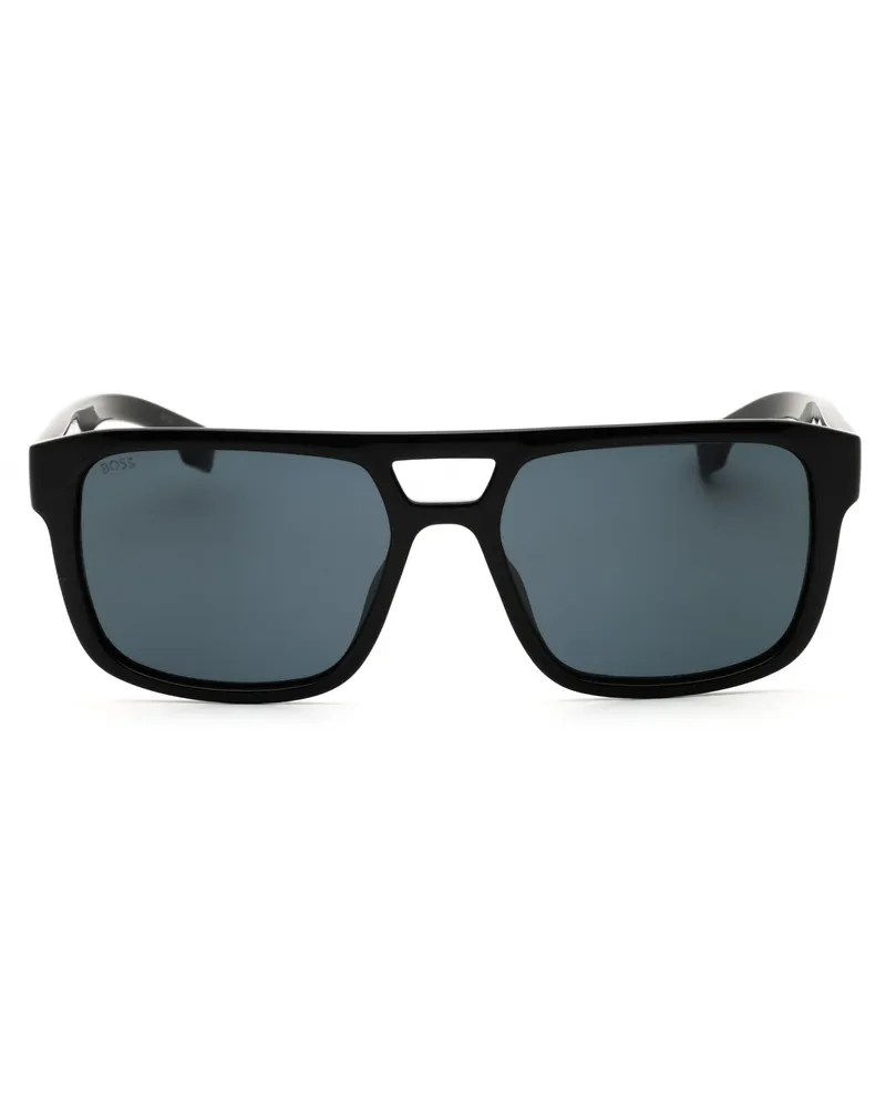 HUGO BOSS Men's 1648-S Sunglasses Brown Black