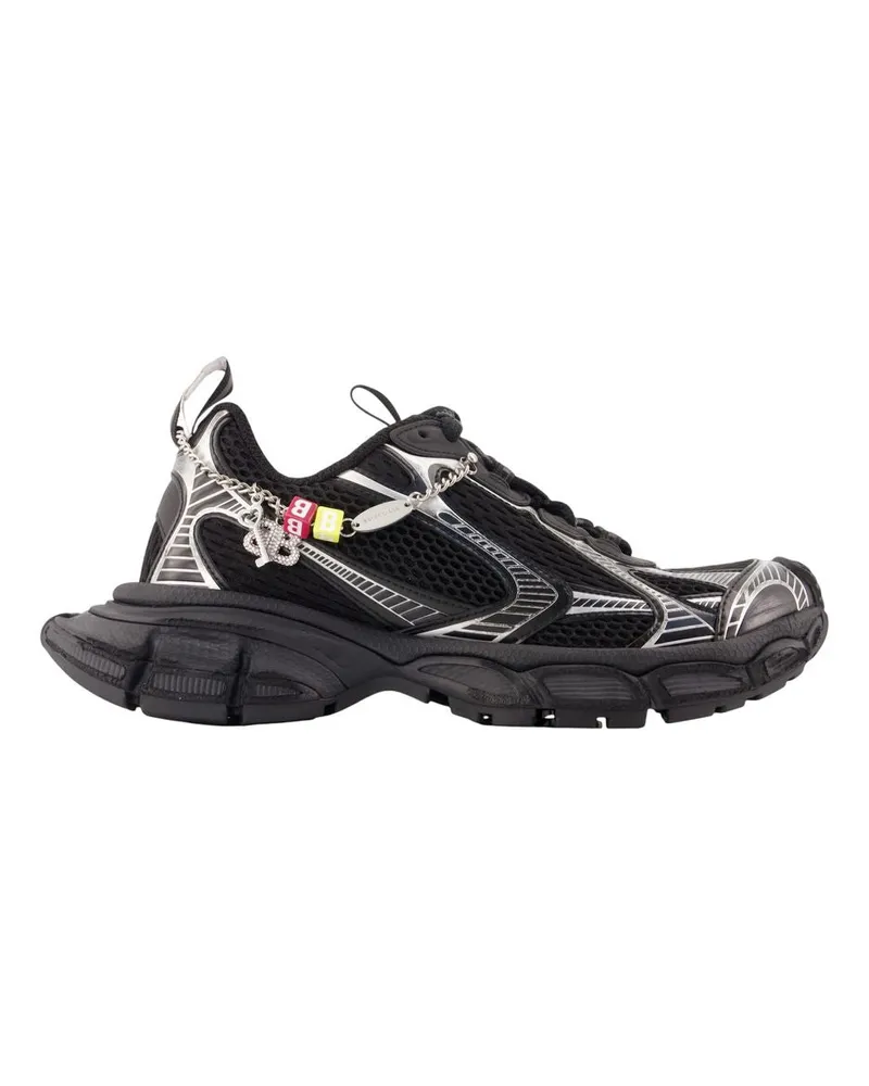 Balenciaga Chunky Lace-Up Sneaker — Black Black