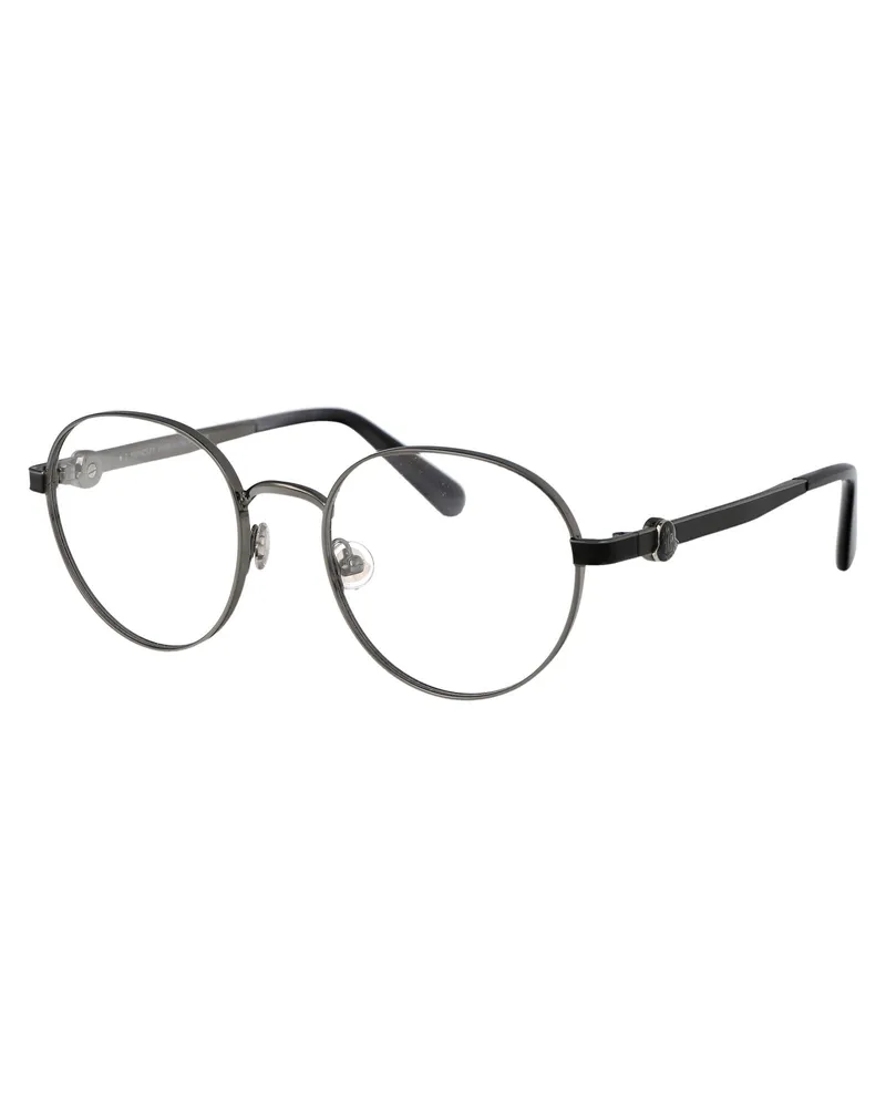 Moncler Unisex Sunglasses Ml5179 Glossy Anthracite Metal Glasses & Frames Anthracite