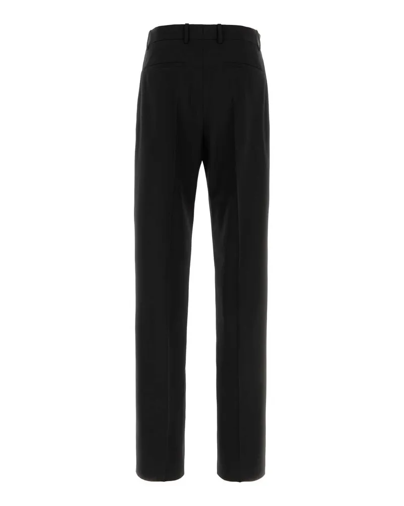 Jil Sander J21ka0319j40249 001 Black Exterior: Virgin Wool Pantaloni Trousers Black