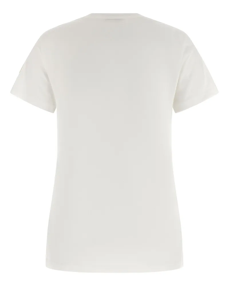 Moncler Logo Patch T-Shirt — White White