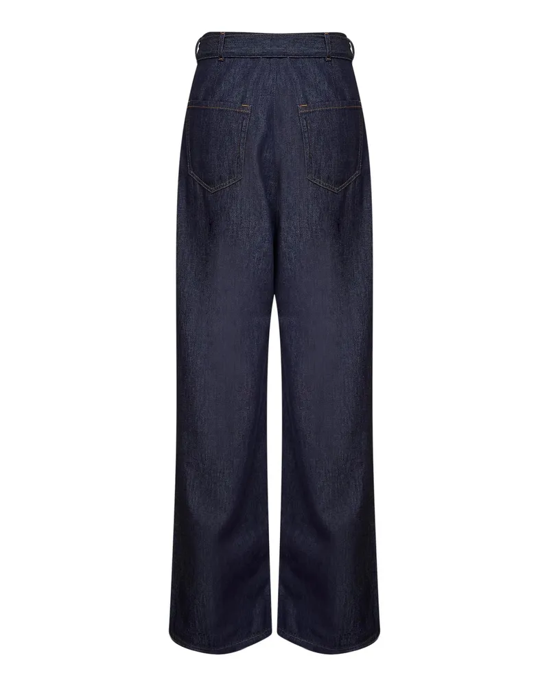 Dries van Noten Men's Jeans Indigo Denim Blue Cotton Navy