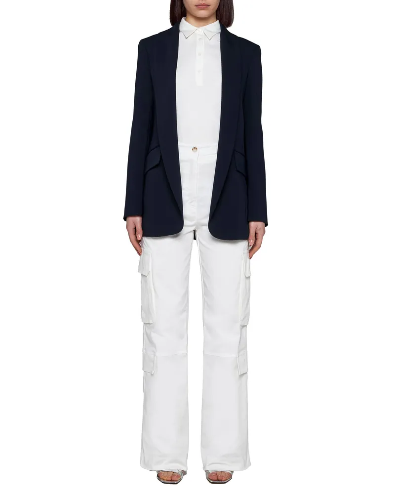Blanca Women's Blue Cady Gesne Blazer Polyester Jacket Blue