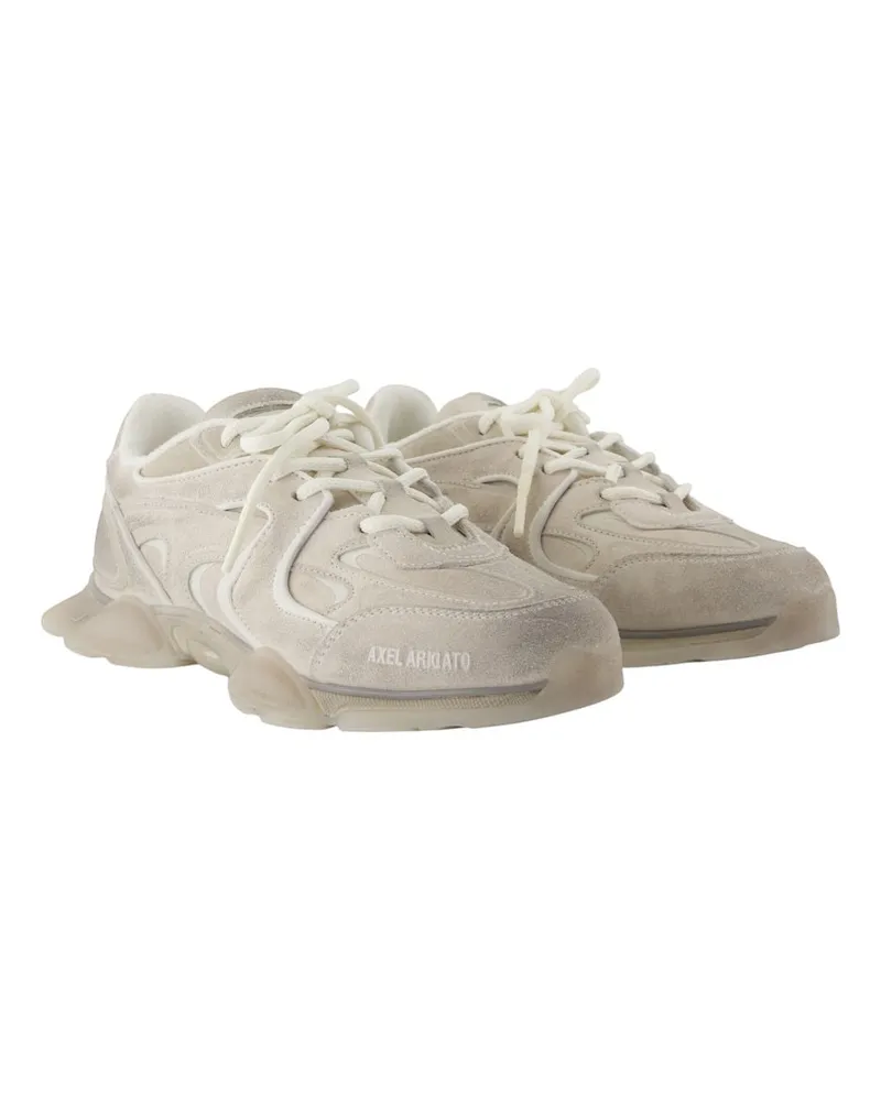 Axel Arigato Men's Eris Sneakers -  Leather White Calfskin Shoes White