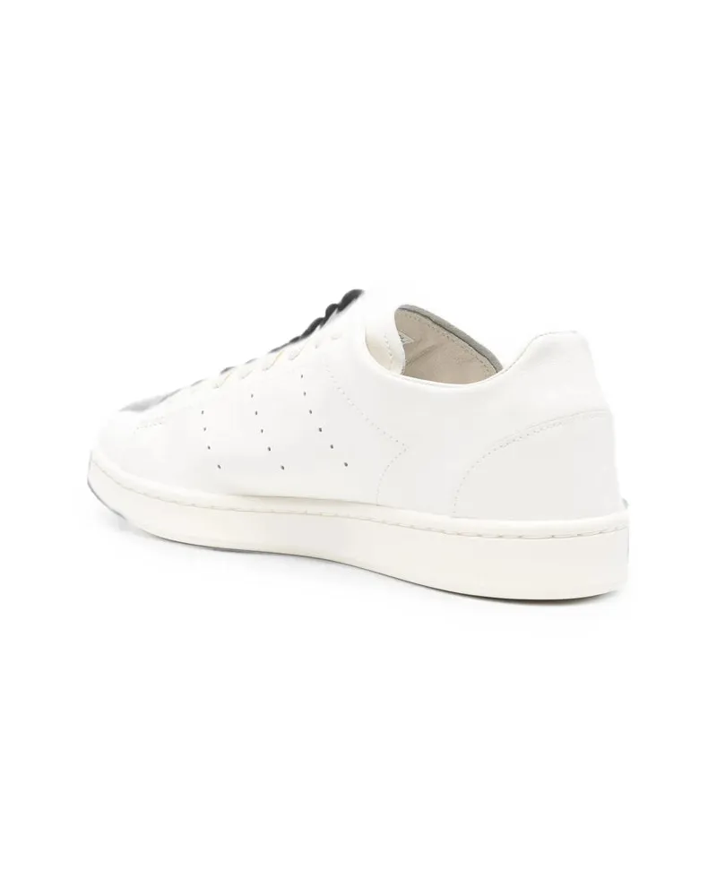 adidas Calf Leather Low-Top Sneaker — White White