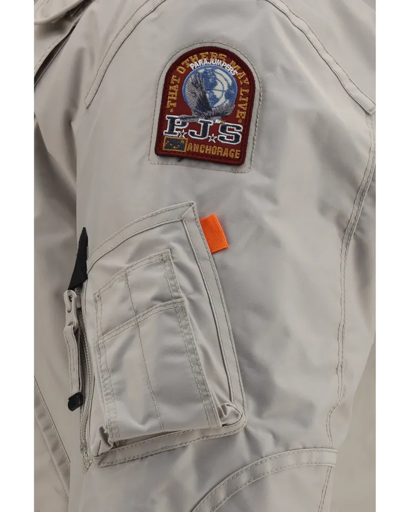 Parajumpers Men's Bomber Jacket Gobi Rope Polyamide Padded & Down Beige