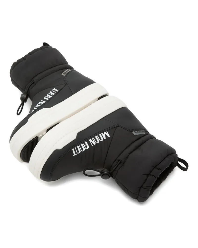 Moon Boot Icon Kids Black Polyester; Polyurethane Black
