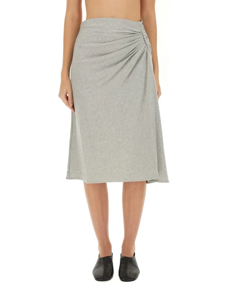 Dries van Noten Hevira Skirt — Gray Gray