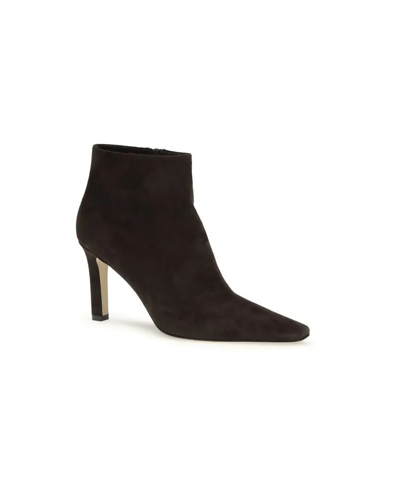 The Row Women's Brown Lamb Leather Ankle Boots Brown