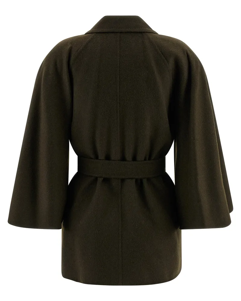 Max Mara Verna Coat — Olive Olive
