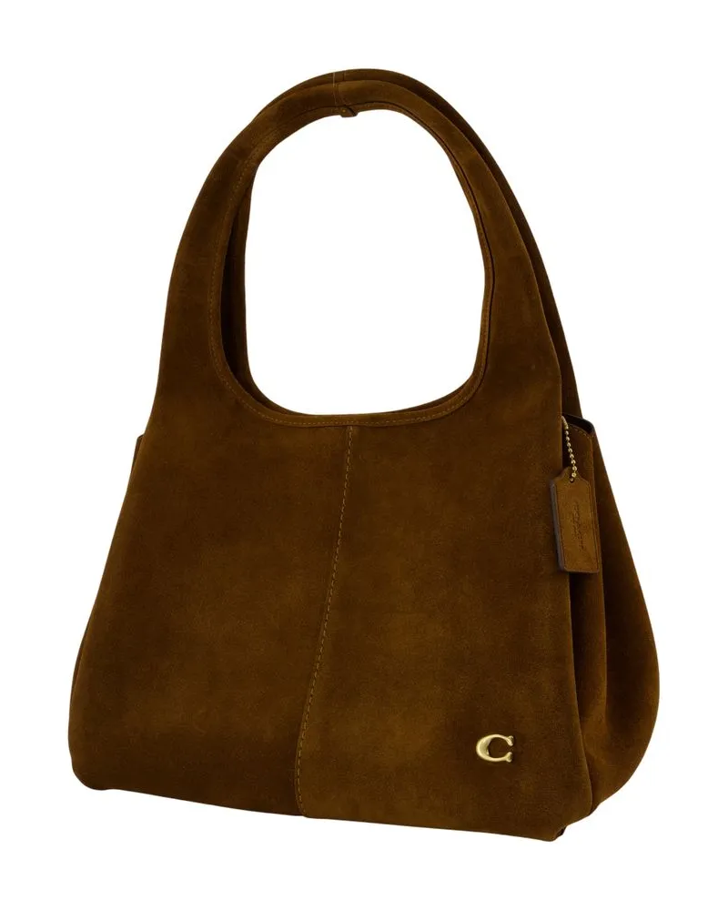 Coach Women's Lana Shoulder Bag -  Leather Brown Calfskin Shoulder-Hobo-Bags Brown