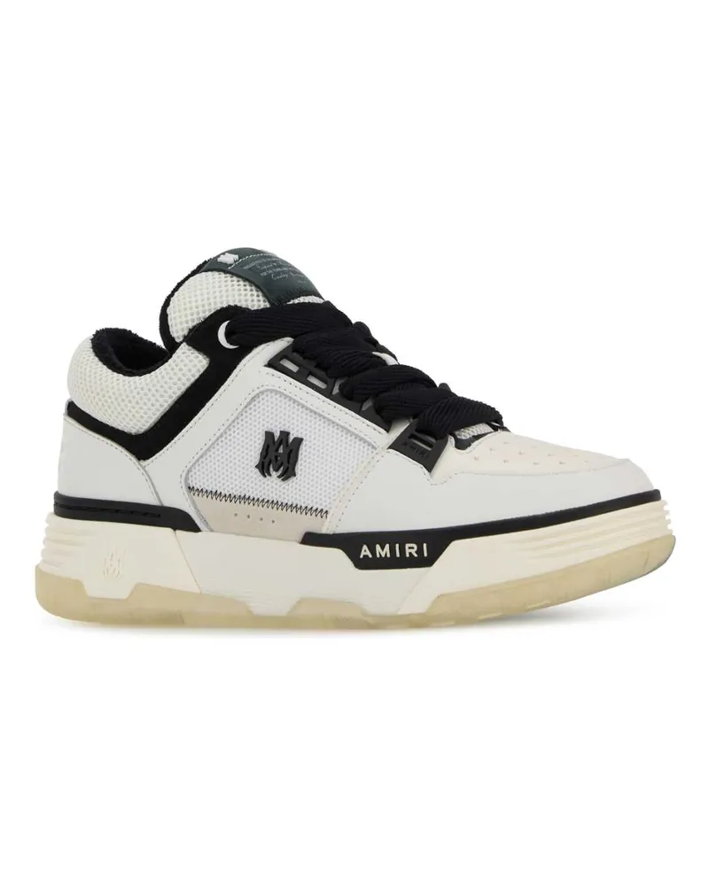 Amiri Men's Two-Tone Mesh And Leather Ma-1 Sneakers Whiteblack White