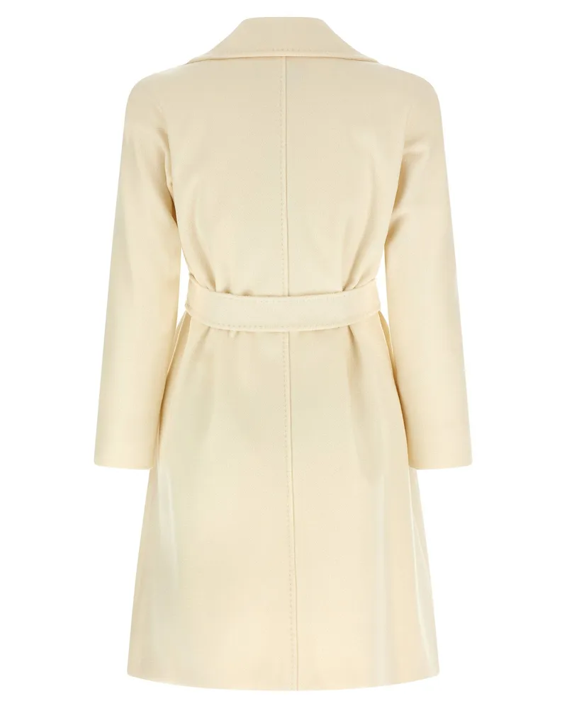 Max Mara Dravenna Coat — Cream Cream