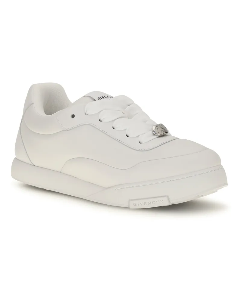 Givenchy Men's Sneakers Puffy Yard White Calf Leather Trainers White