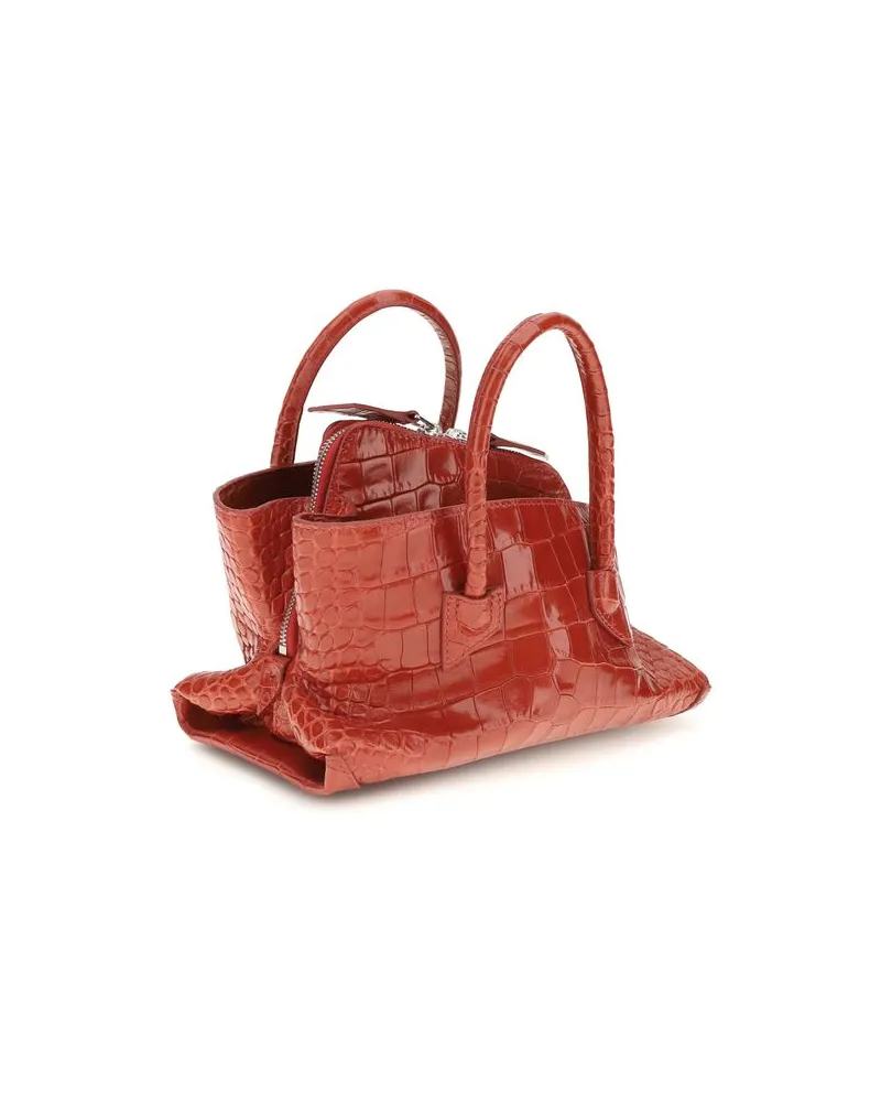 ATTICO Women's Multicolor Calf Leather Bos Taurus Handbag Bag Red