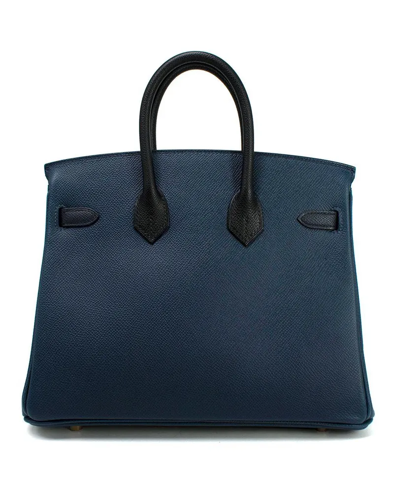 Hermès Birkin 25 Top Handle Bag — Navy Navy