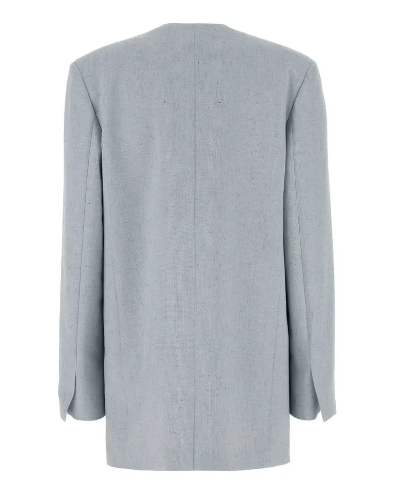 Alberta Ferretti Women's Jersey Double-Breasted Blazer Blue Blazers Blue