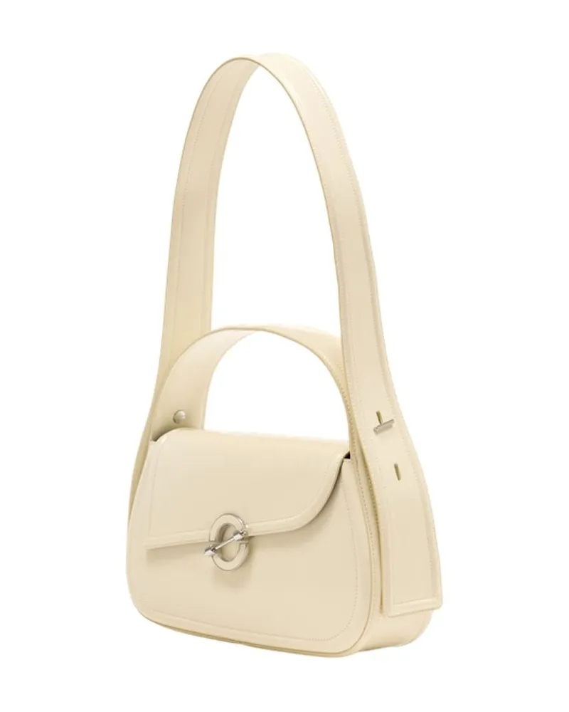 Samsøe & Samsøe Women's Sahero Shoulder Bag Ivory Calfskin Beige