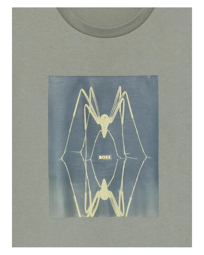 HUGO BOSS Graphic Print T-Shirt — Green Green