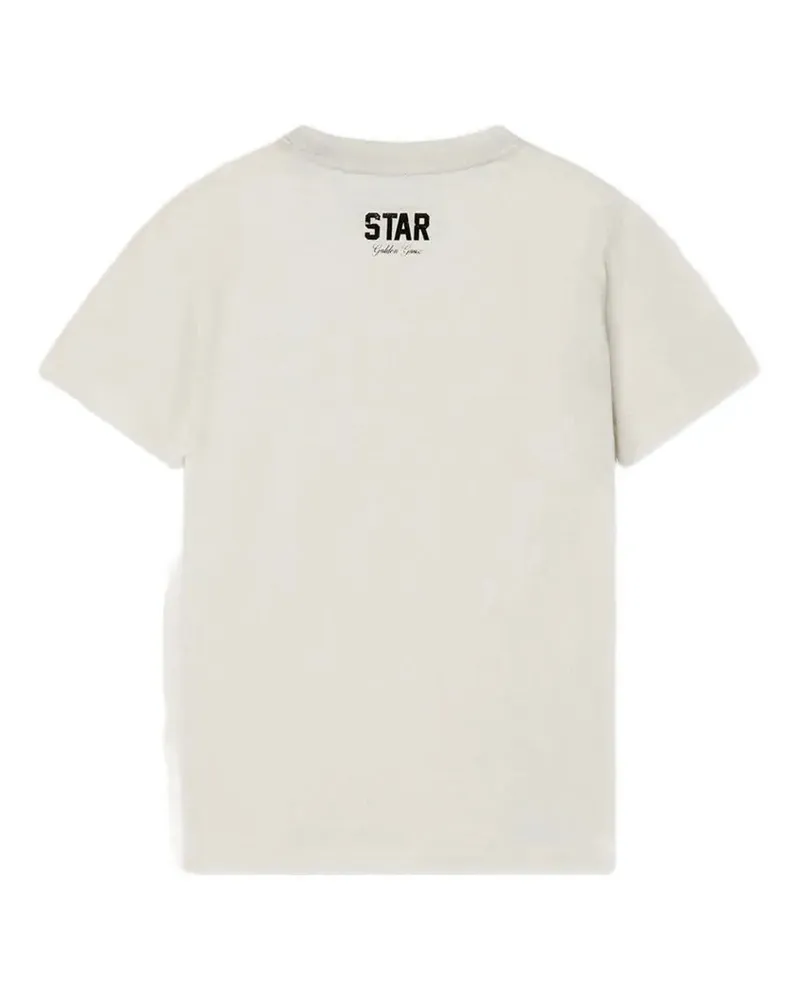 Golden Goose Kids' White Star Collection T-Shirt Ss26 Ch White