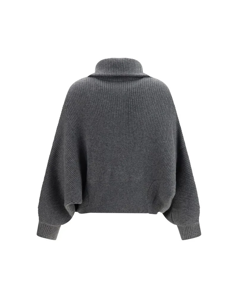 Brunello Cucinelli Cashmere Cardigan — Gray Gray