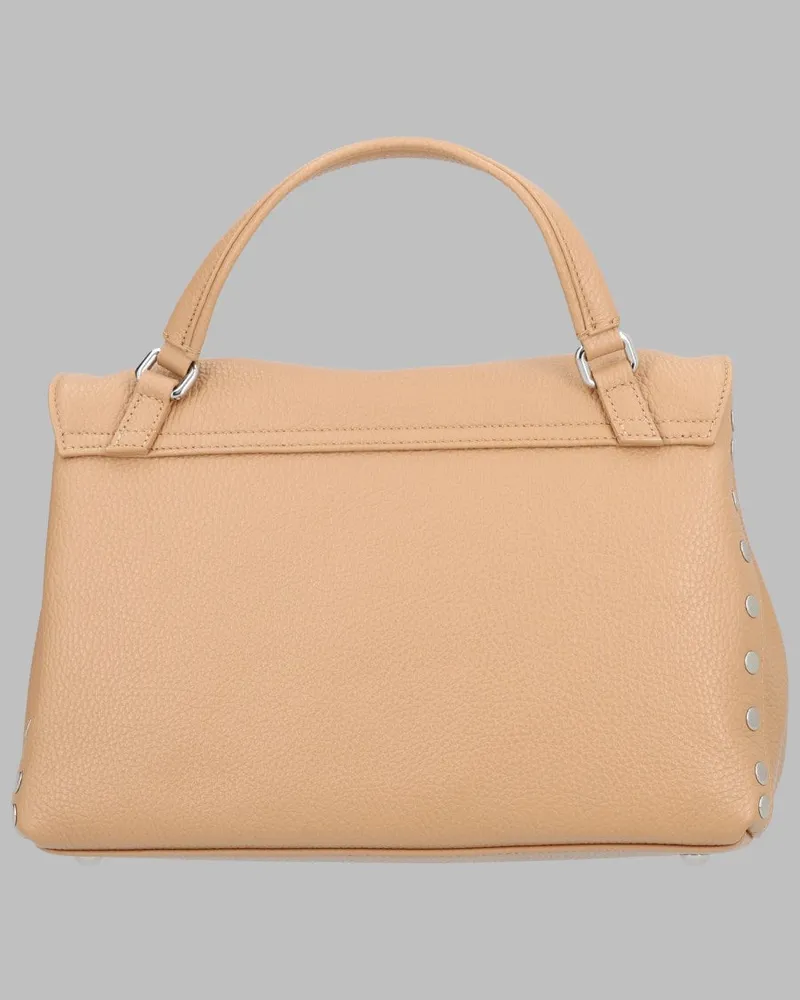 Zanellato Postina Leather Shoulder Bag — Brown Brown
