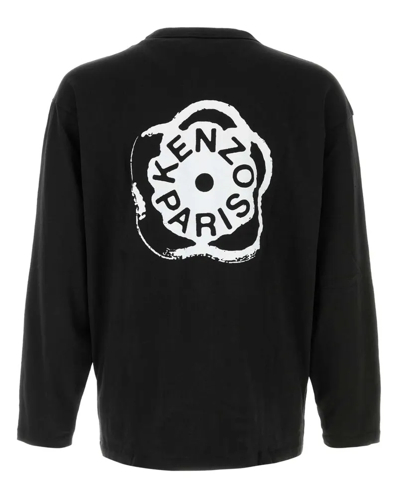 Kenzo Black Exterior: Cotton T-Shirt T-shirts And Polos Black
