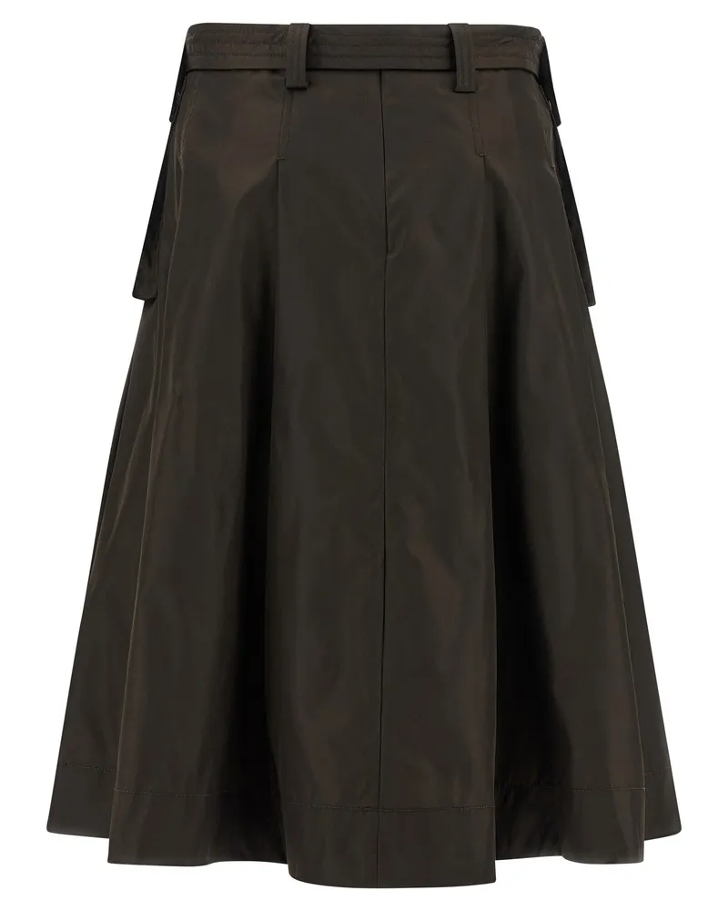Ganni Duchesse Skirt — Black Black