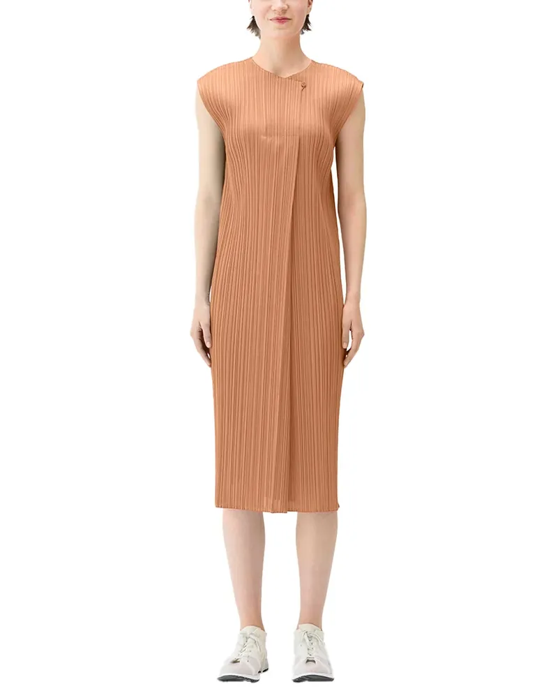 Issey Miyake Dress — Beige Beige