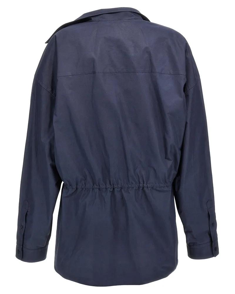 Balenciaga Stile Camicia Dress — Navy Navy