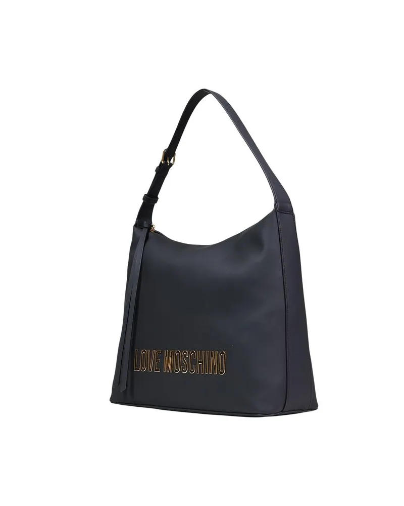 Moschino Women's Black Polyethylene Handbag Bag Black