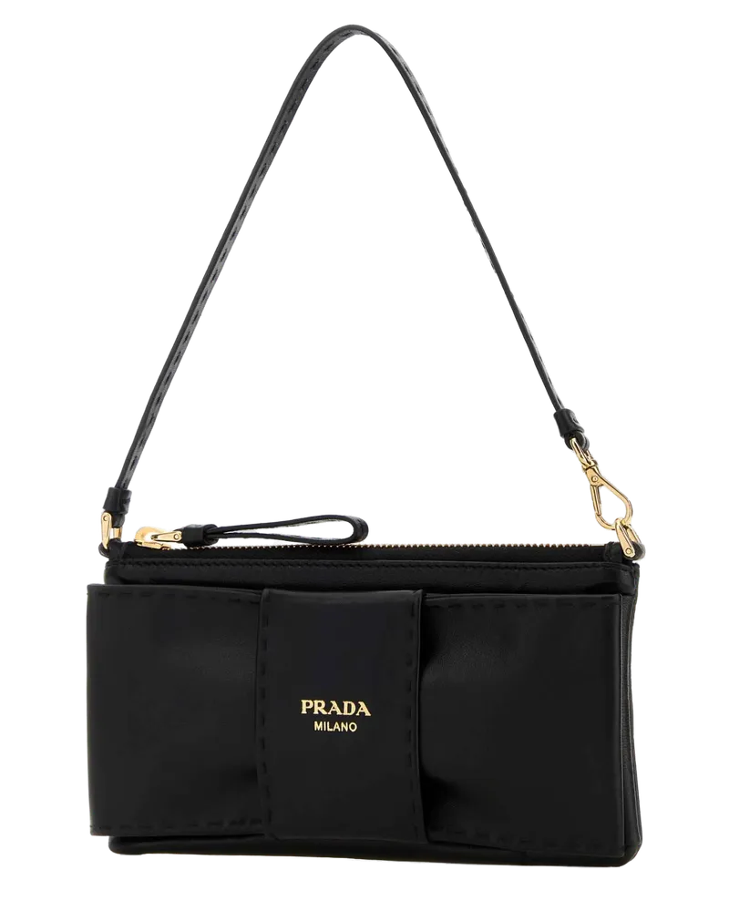 Prada Busta Bag — Black Black