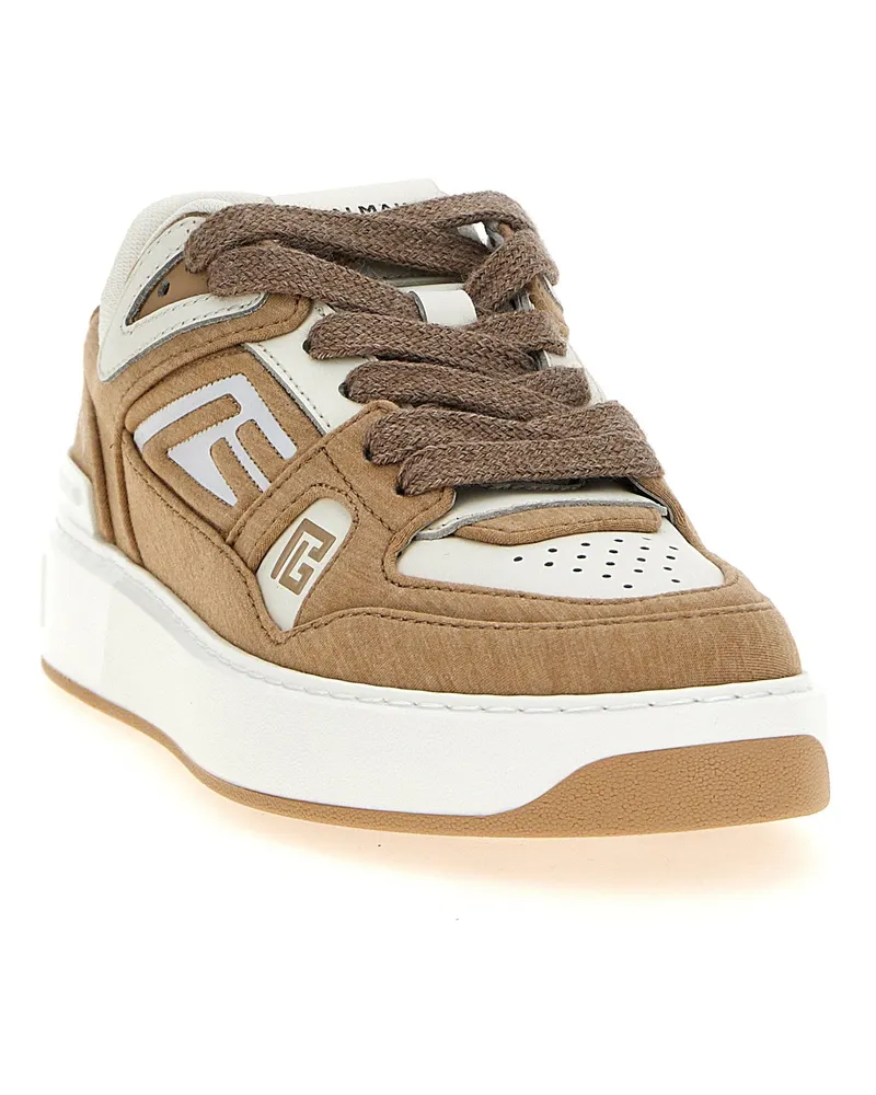 Balmain B-Court Sneaker — Tan Tan