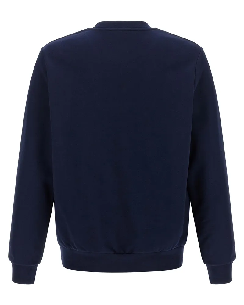 Lacoste Cotton Fleece Sweatshirt — Navy Navy