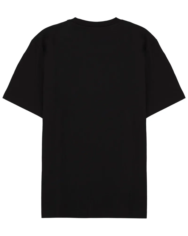 HUGO BOSS Logo Cotton T-Shirt — Black 