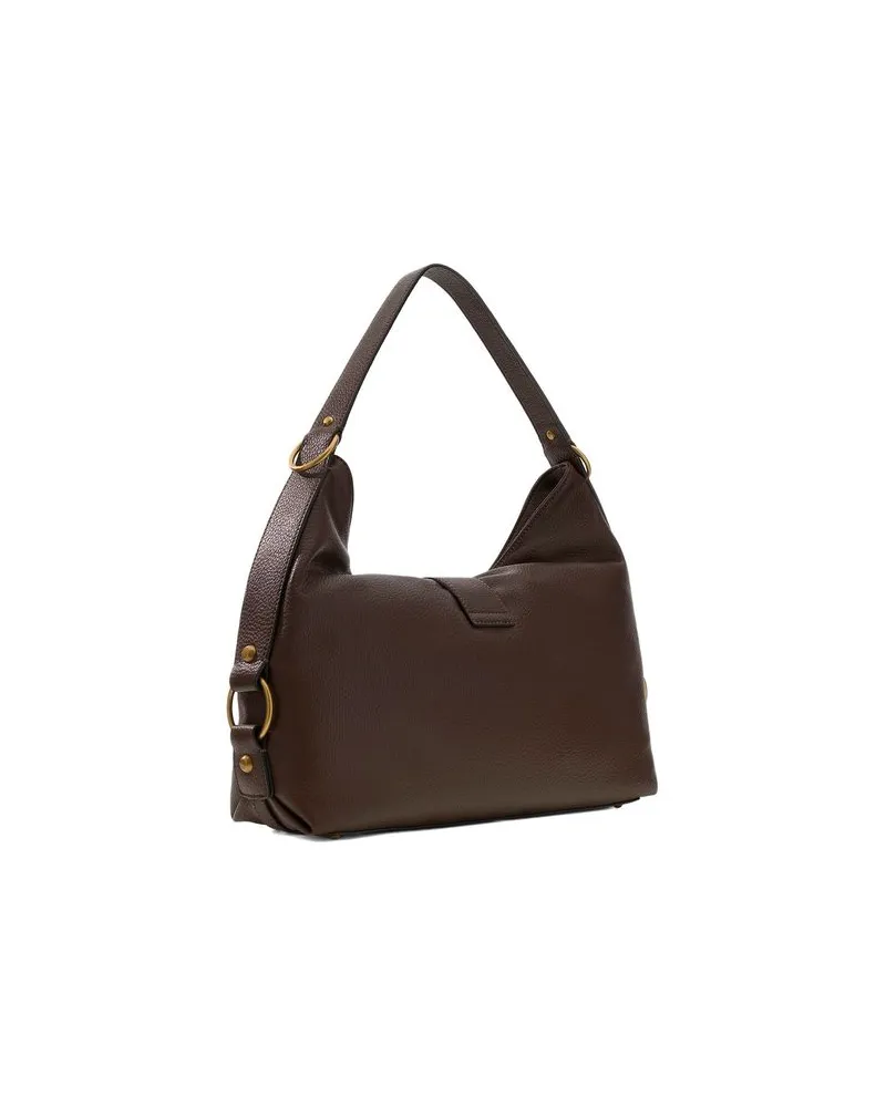 Guess Synthetic Shoulder Bag — Brown Brown