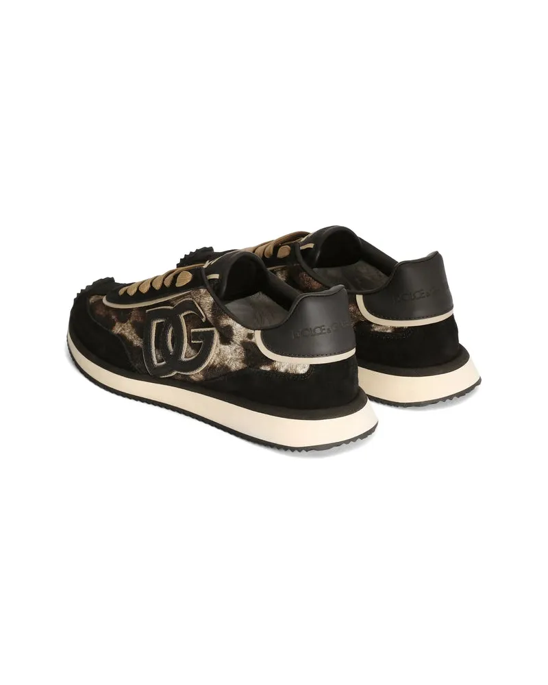 Dolce & Gabbana DG Cushion Sneakers — Brown Brown