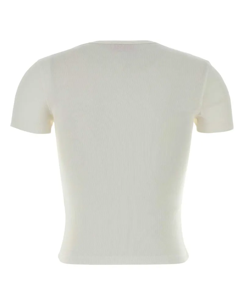 Diesel Women's White Stretch Cotton T-Elle T-Shirt 141 Co Ea White