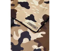 Camouflage Silk Pocket Square — Beige