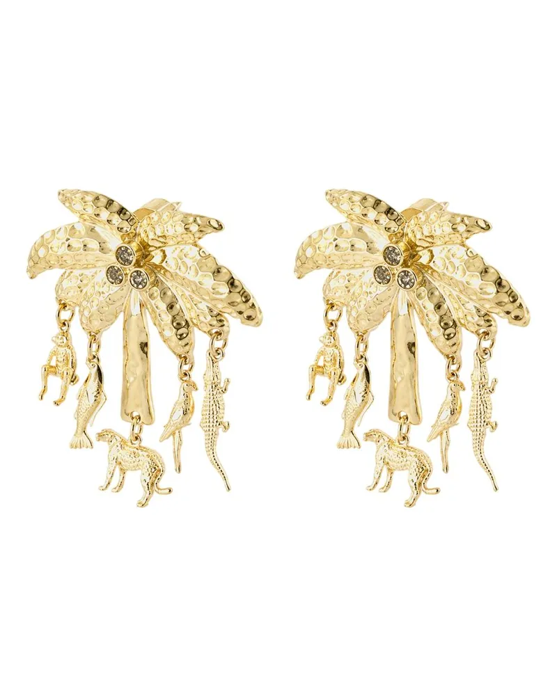 Jacquemus Women's Les Boucles Palmier -  Metal Gold Jewelry-Watches Earrings Gold