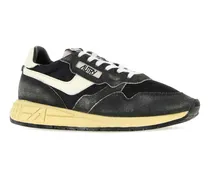 Men's Multicolor Fabric And Suede Reelwind Sneakers Suesugarnylblkmarsh