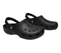 Unisex Perforated Clog Slipper Black Others