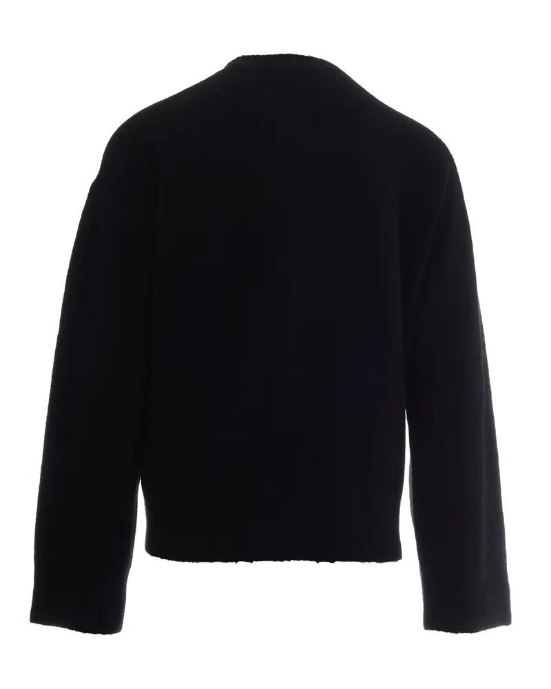 REPRESENT Men's Crewneck Jumper Black Suri Alpaca Jumpers Sweater Black