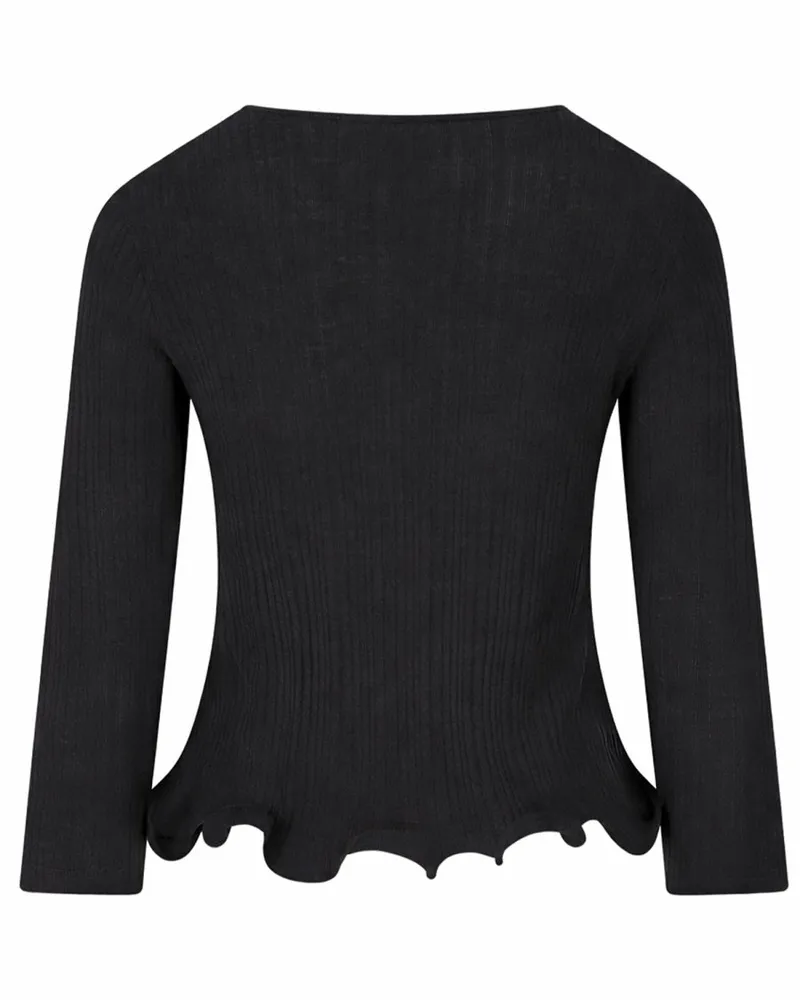 Fendi Virgin Wool Sweater — Black Black