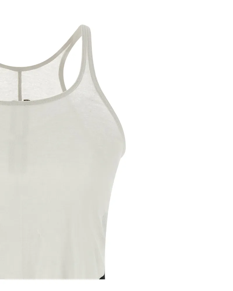 DRKSHDW by Rick Owens Women's White Cotton Tank Tops White