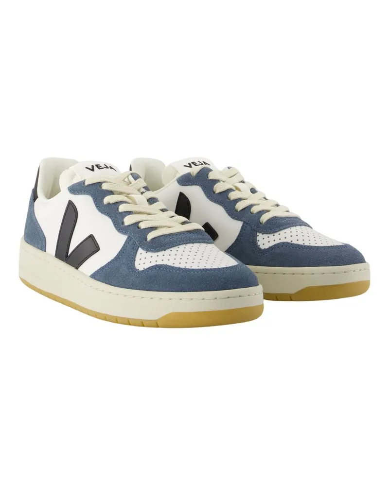 VEJA Women's V-10 Sneaker White Calfskin White