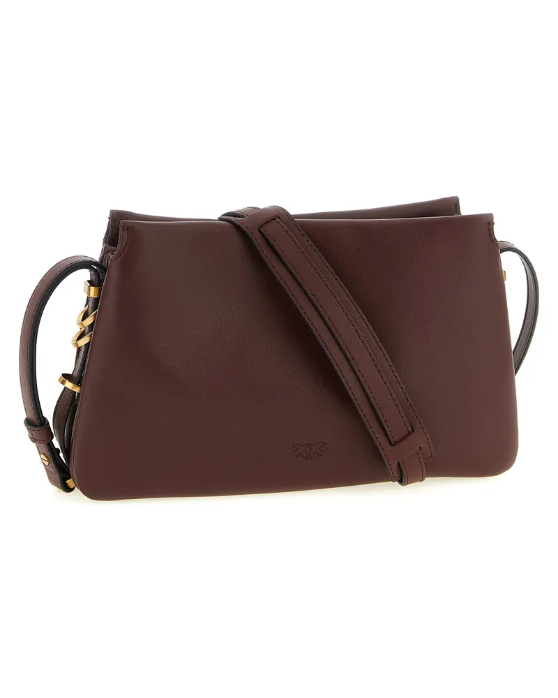 Pinko Triplet Crossbody Bag — Burgundy Burgundy