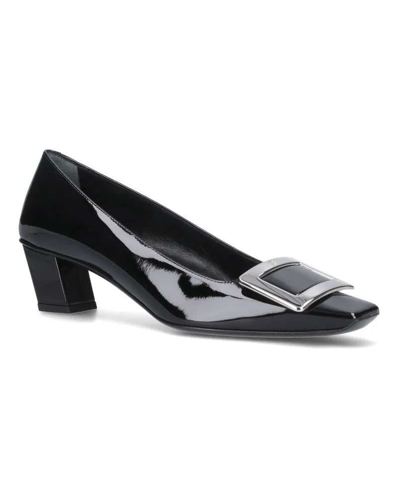 Roger Vivier Women's With Heel Black Calf Leather High Shoes Black